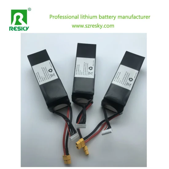 Batería de litio recargable de 2600mAh 22,2V 35c 6s para RC Uav