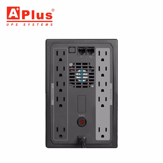 UPS fuera de línea Techfine 650va 800va 1200va 200va UPS de respaldo para computadora