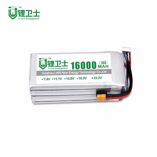 Batería RC Lipo 10000mAh 4s 14,8V 30c 40c 60c Batería de litio recargable para Uav Droneplant Protection Uav Pulverizadores agrícolas Pulverizadores a pilas